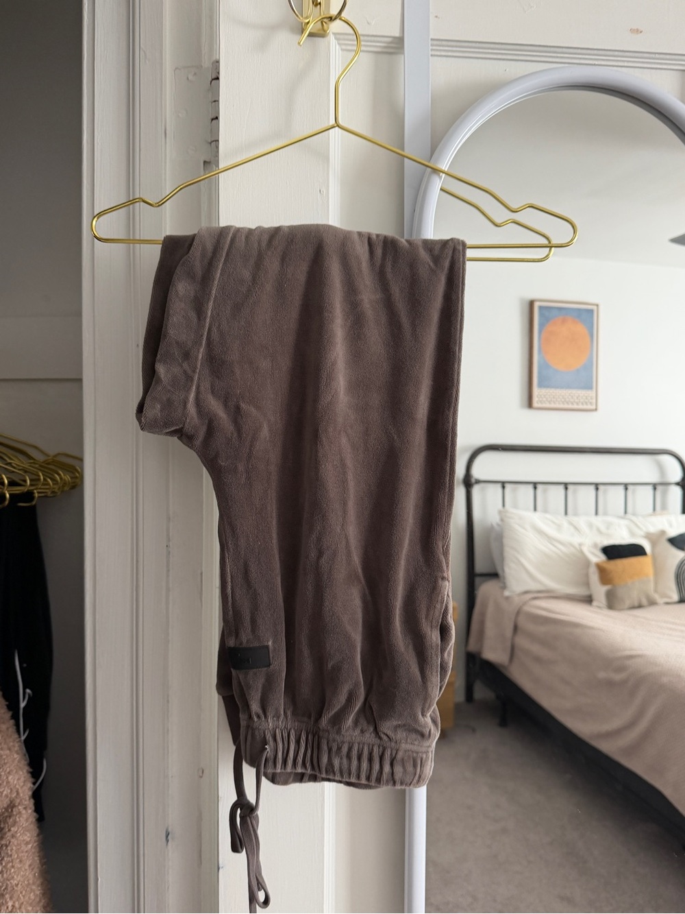 Fear of God Essentials Chocolate Velour Sweatpants